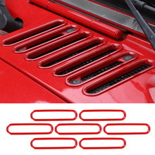 For 2007-2018 Jeep Wrangler JK JKU Hood Vent Cover Cowl Panel Trim Exterior Accent RT-TCZ