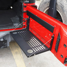 For 2007-2018 Jeep Wrangler JK JKU Rear Door Tailgate Table Shelf Storage Rack Black RT-TCZ
