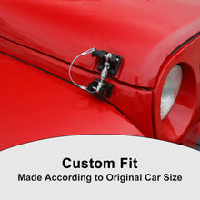 For 2007-2018 Jeep Wrangler JK JKU Stainless Steel Locking Hood Latch Catch Kit RT-TCZ