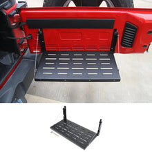 For 2007-2018 Jeep Wrangler JK JKU Tailgate Table Rear Foldable Cargo Shelf, Aluminum Alloy, Storage Rack RT-TCZ