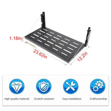 For 2007-2018 Jeep Wrangler JK JKU Tailgate Table Rear Foldable Cargo Shelf, Aluminum Alloy, Storage Rack RT-TCZ