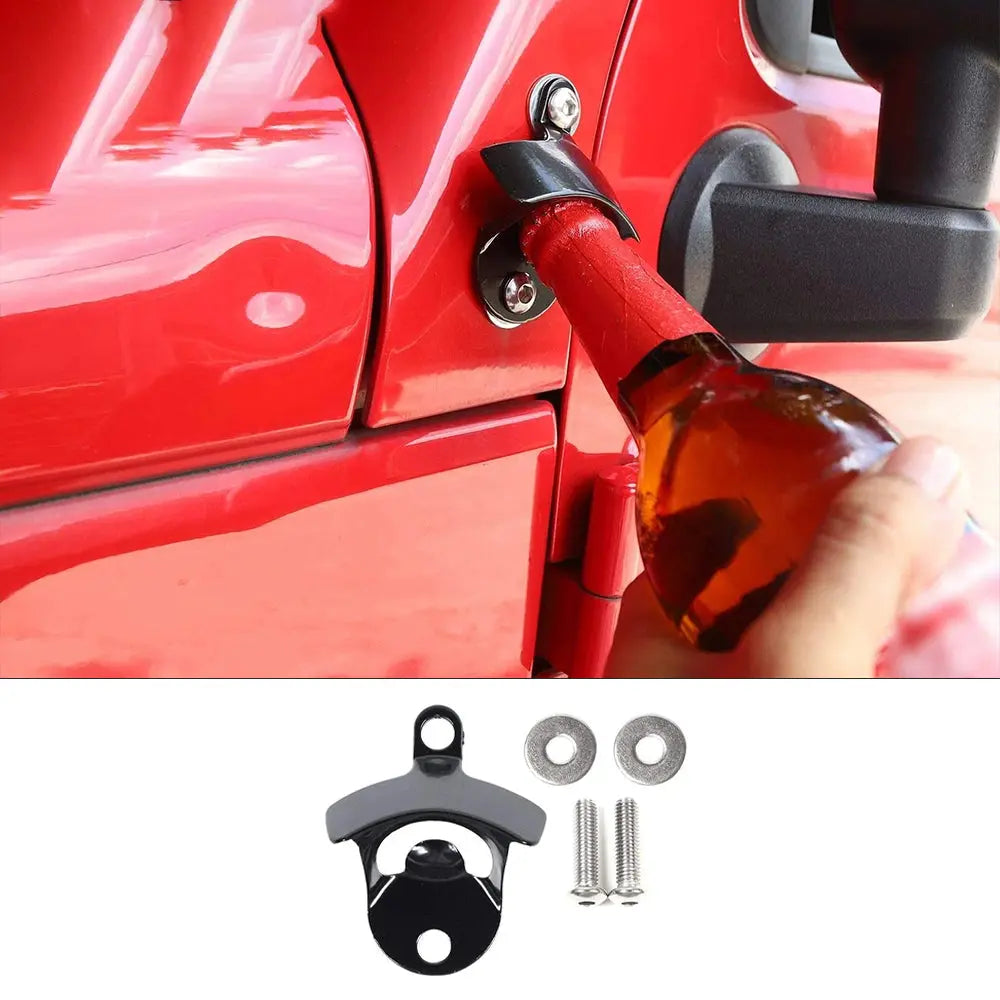 RT-TCZ Body Mounted Beer Bottle Opener for Jeep Wrangler JK JKU