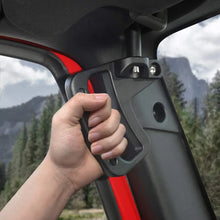 For 2007-2018 Jeep Wrangler JK JKU & Unlimited 4 Door Metal Top Grab Handles Kit 4pcs (Upgraded Version) Black RT-TCZ