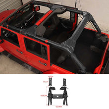 For 2007-2018 Jeep Wrangler JK Leather Anti-scratch Roll Bar Protector Cover 2/4-Door RT-TCZ