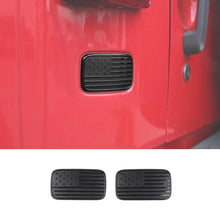For 2007-2018 Jeep Wrangler JK Left Tail Light Lamp Lower Trim & Rubber Stopper Plugs USA Flag RT-TCZ