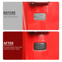 For 2007-2018 Jeep Wrangler JK Left Tail Light Lamp Lower Trim & Rubber Stopper Plugs USA Flag RT-TCZ