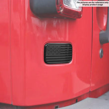 For 2007-2018 Jeep Wrangler JK Left Tail Light Lamp Lower Trim & Rubber Stopper Plugs USA Flag RT-TCZ