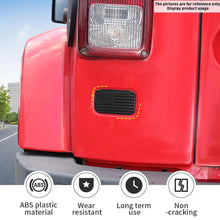 For 2007-2018 Jeep Wrangler JK Left Tail Light Lamp Lower Trim & Rubber Stopper Plugs USA Flag RT-TCZ