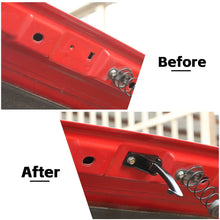 For 2007-2018 Jeep Wrangler JK Metal Hood Safety Catch Latch Hood Lock Hook Black RT-TCZ