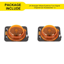 For 2007-2018 Jeep Wrangler JK Original Vehicle Wheel Arch Turn Signal Light Accessories RT-TCZ
