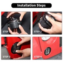 For 2007-2018 Jeep Wrangler JK Pair Fog Light Turn Signal Lamp Guard Trim RT-TCZ