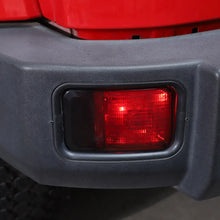 For 2007-2018 Jeep Wrangler JK Rear Bumper Fog Light Lamp Trim Cover Guard (2 pcs) RT-TCZ