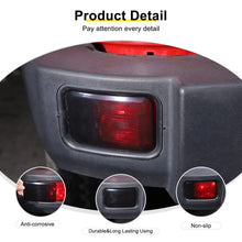 For 2007-2018 Jeep Wrangler JK Rear Bumper Fog Light Lamp Trim Cover Guard (2 pcs) RT-TCZ