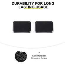 For 2007-2018 Jeep Wrangler JK Rear Bumper Fog Light Lamp Trim Cover Guard (2 pcs) RT-TCZ