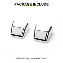 For 2007-2018 Jeep Wrangler JK Rear License Plate Light Trim Cover (2 pcs) RT-TCZ