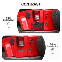 For 2007-2018 Jeep Wrangler JK Rear License Plate Seat Bracket Accessories RT-TCZ