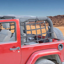 For 2007-2018 Jeep Wrangler JK Rear Side Cargo Trunk Net Restraint Barrier 2Door RT-TCZ