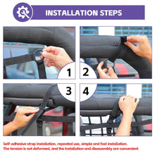 For 2007-2018 Jeep Wrangler JK Rear Side Cargo Trunk Net Restraint Barrier 2Door RT-TCZ