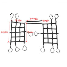 For 2007-2018 Jeep Wrangler JK Rear Side Cargo Trunk Net Restraint Barrier 2Door RT-TCZ