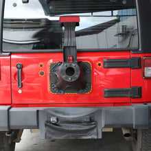 For 2007-2018 Jeep Wrangler JK Rear Tailgate Exhaust Plate & Rubber Plug Screw Trim RT-TCZ