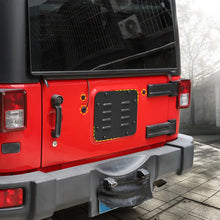 For 2007-2018 Jeep Wrangler JK Rear Tailgate Exhaust Plate & Rubber Plug Screw Trim RT-TCZ