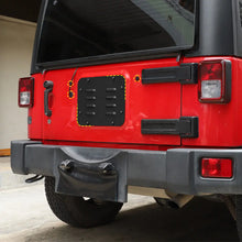 For 2007-2018 Jeep Wrangler JK Rear Tailgate Exhaust Plate & Rubber Plug Screw Trim RT-TCZ