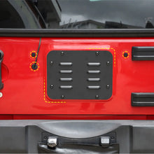For 2007-2018 Jeep Wrangler JK Rear Tailgate Exhaust Plate & Rubber Plug Screw Trim RT-TCZ
