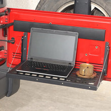 For 2007-2018 Jeep Wrangler JK Rear Tailgate Table Trunk Cargo Luggage Rack Storage Panel Bracket RT-TCZ