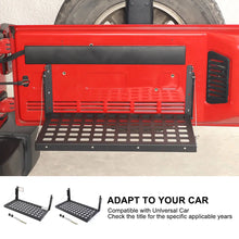 For 2007-2018 Jeep Wrangler JK Rear Tailgate Table Trunk Cargo Luggage Rack Storage Panel Bracket RT-TCZ