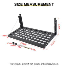 For 2007-2018 Jeep Wrangler JK Rear Tailgate Table Trunk Cargo Luggage Rack Storage Panel Bracket RT-TCZ