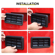 For 2007-2018 Jeep Wrangler JK Rear Tailgate Tail Gate Vent Grille Trim Cover RT-TCZ