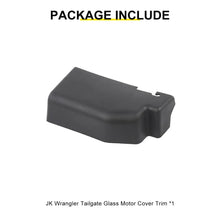 For 2007-2018 Jeep Wrangler JK Rear Tailgate glass Hardtop Wiper Motor Cover Trim Panel RT-TCZ