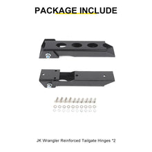 For 2007-2018 Jeep Wrangler JK Rear Trunk Heavy Duty Steel Tailgate Hinge Set (2 pcs) RT-TCZ
