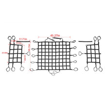For 2007-2018 Jeep Wrangler JK Roof & Side Cargo Luggage Rack Net 2Door RT-TCZ
