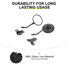 For 2007-2018 Jeep Wrangler JK Side Mirrors Doorless A-Pillar Mount Rear View Mirror (2 pcs) RT-TCZ