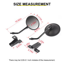For 2007-2018 Jeep Wrangler JK Side Mirrors Doorless A-Pillar Mount Rear View Mirror (2 pcs) RT-TCZ