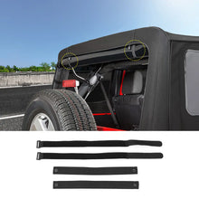 For 2007-2018 Jeep Wrangler JK Soft Top Straps Tie Down Straps（4 pcs） RT-TCZ