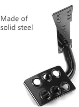 For 2007-2018 Jeep Wrangler JK Steel Left Foot Rest Dead Pedal Black RT-TCZ