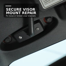 For 2007-2018 Jeep Wrangler JK Sun Visor Mounting Bracket Repair Kit Sun Visor Base Clip Hinge Replacement Interior Trim Fixing Part RT-TCZ