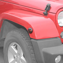 For 2007-2018 Jeep Wrangler JK Wheel Eyebrow Smoked Turn Signal Light Covers Trim RT-TCZ