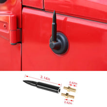 For 2007-2018 Jeep Wrangler JK & 2018-2023 JL JT Bullet Style Cal Short Antenna Mast Accessories RT-TCZ