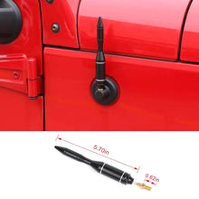 For 2007-2018 Jeep Wrangler JK & 2018-2023 JL JT Bullet Style Cal Short Antenna Mast Accessories RT-TCZ