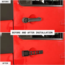 For 2007-2018 Jeep Wrangler JKU 2-Door  Mechanical Hollow Shape Handle Replacement Part (3 Handle /Set) RT-TCZ