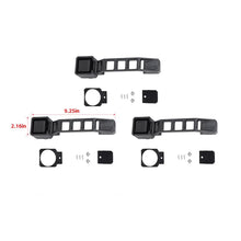 For 2007-2018 Jeep Wrangler JKU 2-Door  Mechanical Hollow Shape Handle Replacement Part (3 Handle /Set) RT-TCZ