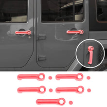 For 2007-2018 Jeep Wrangler JKU 4-Door Door & Tailgate Handle Cover Trim RT-TCZ