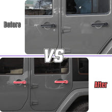 For 2007-2018 Jeep Wrangler JKU 4-Door Door & Tailgate Handle Cover Trim RT-TCZ
