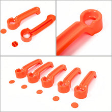 For 2007-2018 Jeep Wrangler JKU 4-Door Door & Tailgate Handle Cover Trim RT-TCZ