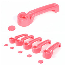 For 2007-2018 Jeep Wrangler JKU 4-Door Door & Tailgate Handle Cover Trim RT-TCZ