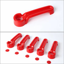 For 2007-2018 Jeep Wrangler JKU 4-Door Door & Tailgate Handle Cover Trim RT-TCZ