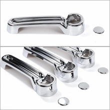 For 2007-2018 Jeep Wrangler JKU 4-Door Door & Tailgate Handle Cover Trim RT-TCZ